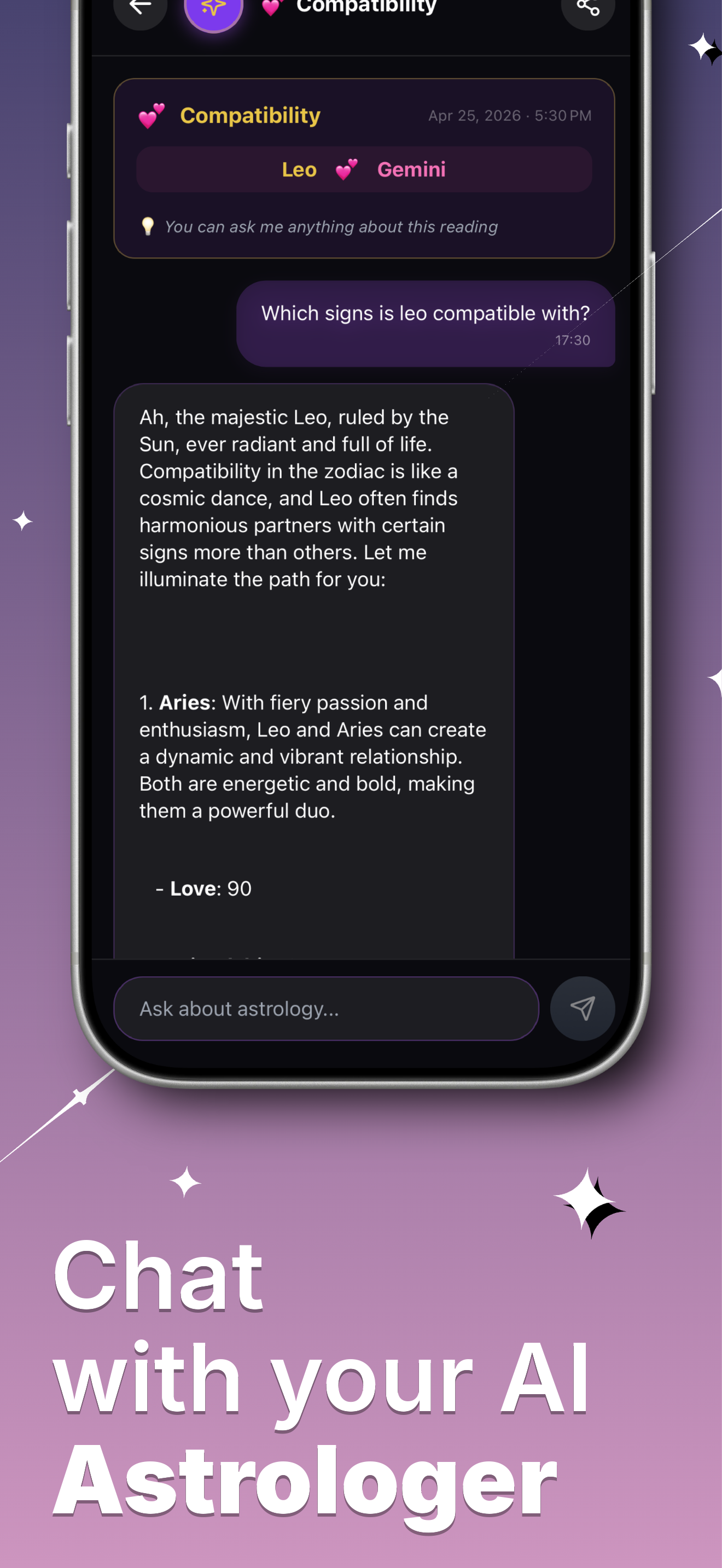 Chat With Your AI Astrologer